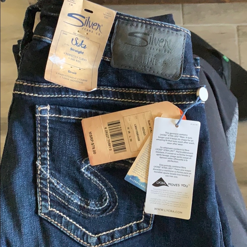 Silver jeans